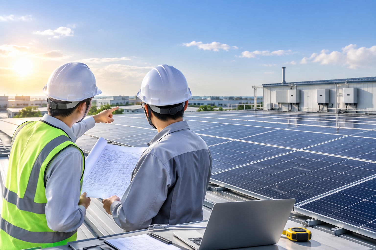 Quy Trình Thiết Kế Và Thi Công Hệ Thống Điện Mặt Trời